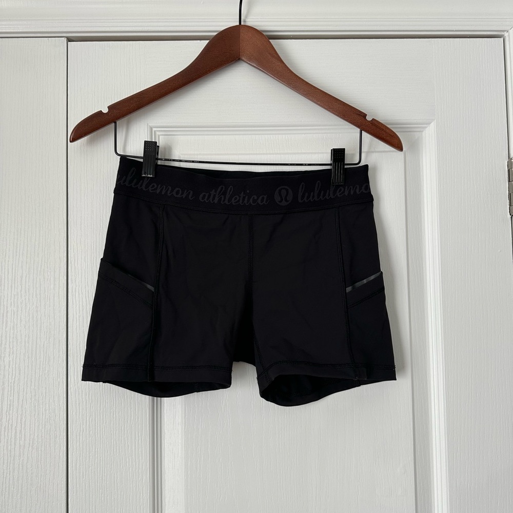 Lululemon Black Athletic Shorts